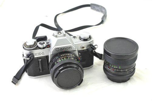 Canon 35mm fotocamera - ae-1,