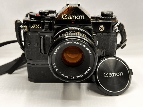 Canon con 50mm - a-1, f/1.8